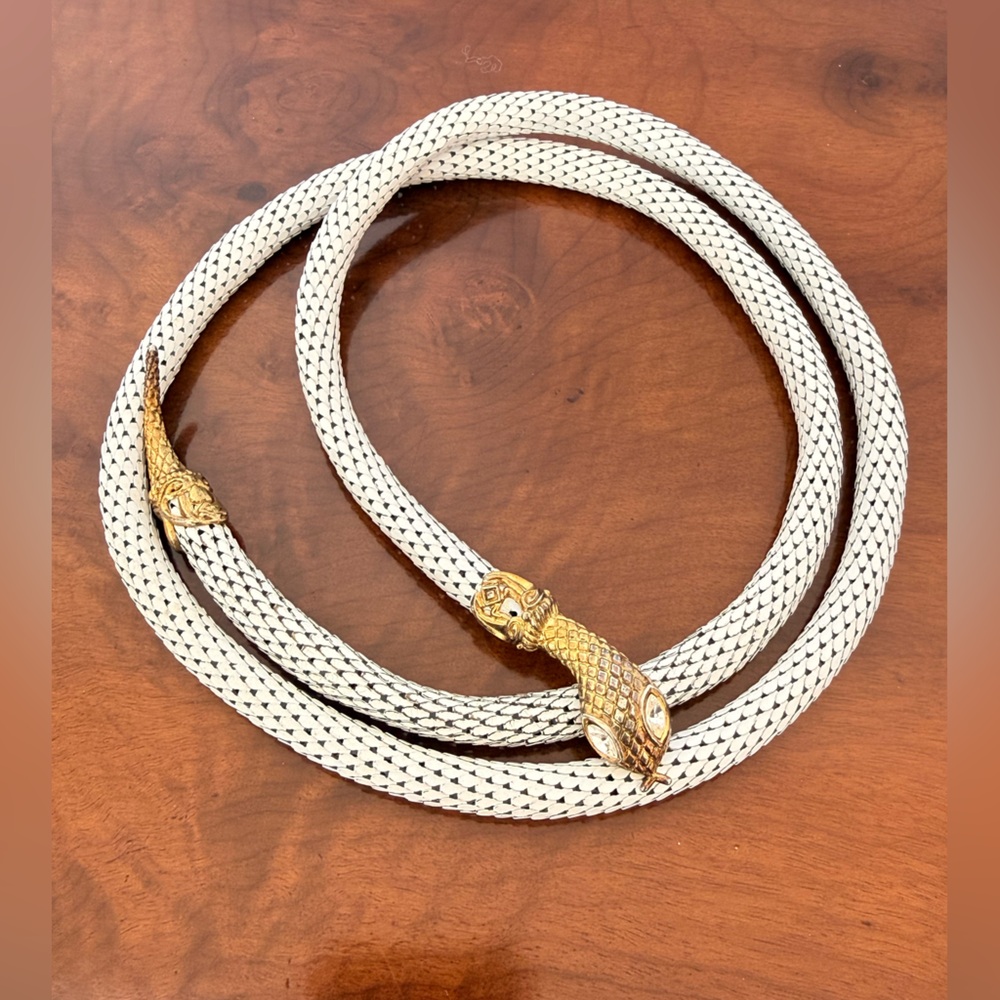 Vintage mesh serpent belt/necklace